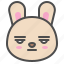 angry, animal, avatar, bunny, cute, emoji, rabbit 