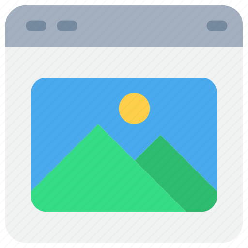 Browser, interface, photo, website icon - Download on Iconfinder
