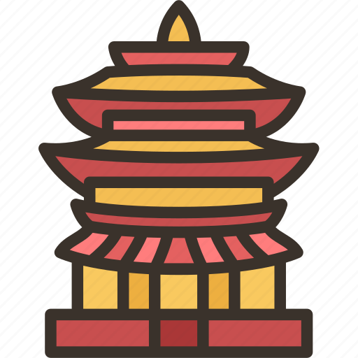 Temple, buddhism, religion, architecture, building icon - Download on Iconfinder