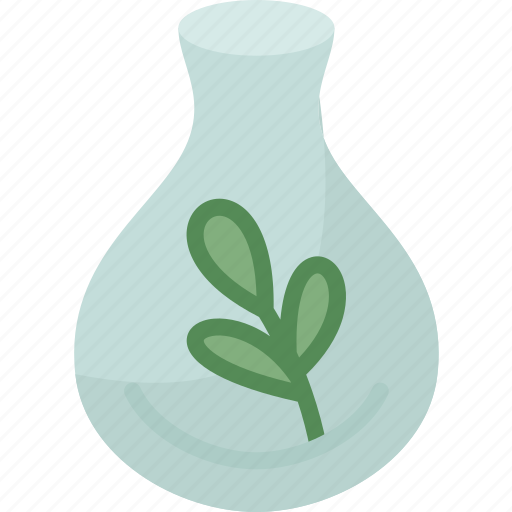 Vase, flower, plant, glass, decorative icon - Download on Iconfinder