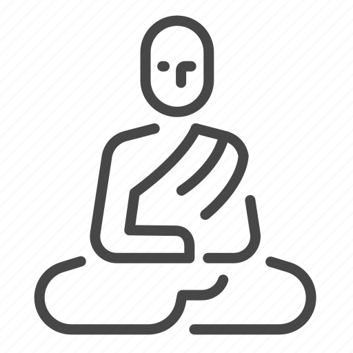 Buddhism, buddhist, religion, culture, monk, religious, meditation icon - Download on Iconfinder