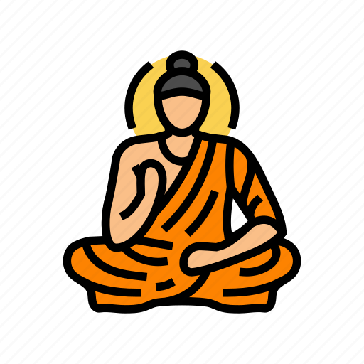 Buddha, siddhartha, gautama, buddhism, lotus, meditation icon - Download on Iconfinder