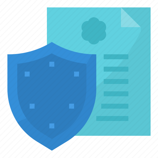 Documents, health, insurance, shield icon - Download on Iconfinder