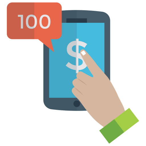 Banking app, internet transaction, mobile app, online payment, payment application icon - Download on Iconfinder