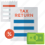 financial document, tax document, tax report, tax return, tax statement 
