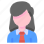 avatar, business, employee, finance, office, people, women 