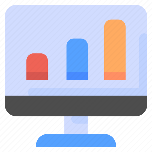 Business, chart, enhancement, finance, monitor, profit icon - Download on Iconfinder
