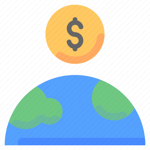 Finance, fundrising, global, money, world icon - Download on Iconfinder