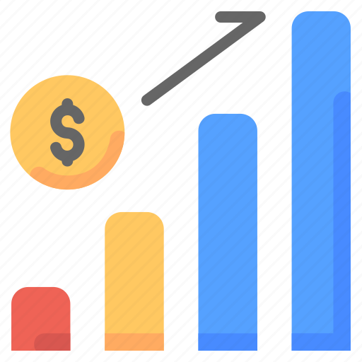 Analytics, currency, dollar, growth, increase, money, statistics icon - Download on Iconfinder