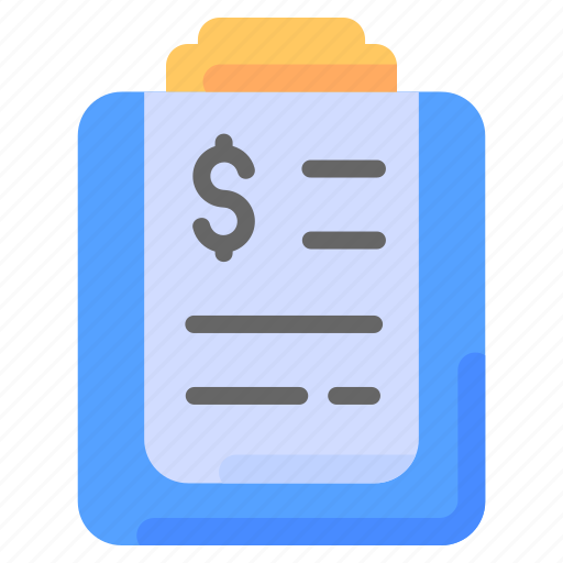 Business, dollar, money, note, report icon - Download on Iconfinder