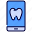 application, care, dental, doodle, mobile, screen, tooth 