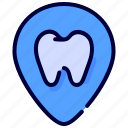 dental, dentist, destination, location, pin, tooth