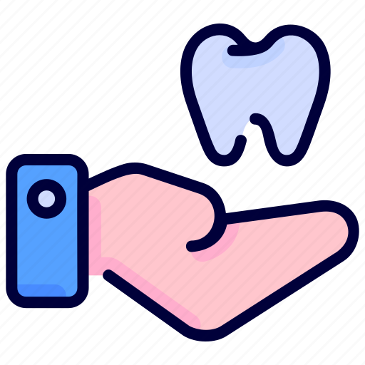 Dentist, hand, healthcare, hygiene, medical, molar, tooth icon - Download on Iconfinder