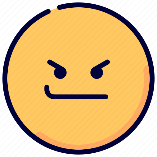 Angry, bad, emoji, emoticon, emotional, feelings icon - Download on Iconfinder