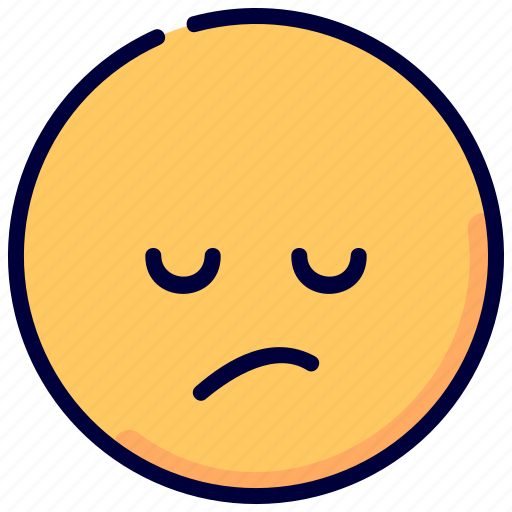 Disappointed, emoji, emoticon, feelings, smileys icon - Download on Iconfinder