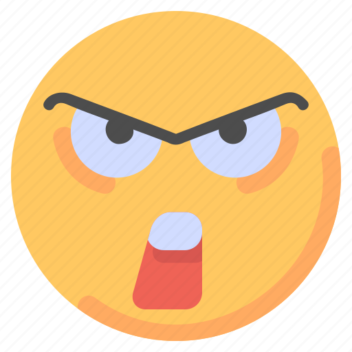 Angry, emoji, emoticon, feelings, mad, smileys icon - Download on Iconfinder