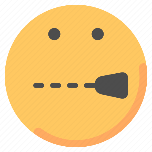 Emoji, emoticon, feelings, secret, shut, smileys icon - Download on Iconfinder