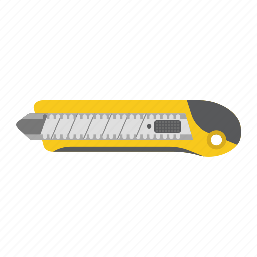 Boxcutter, build, knife, paper, repair, stationery, tool icon - Download on Iconfinder