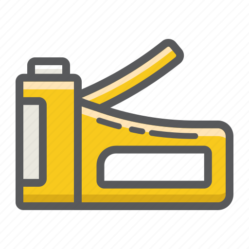 Build, construction, gun, repair, staple, stapler, tool icon - Download on Iconfinder
