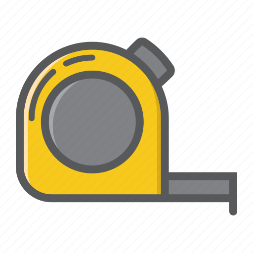 Centimeter, construction, measure, repair, roulette, size, tape icon - Download on Iconfinder