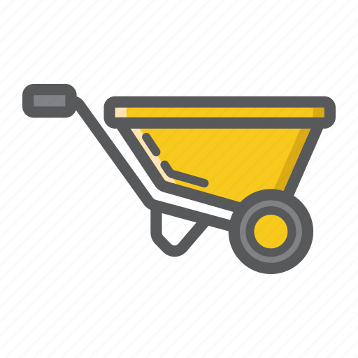 Agriculture, barrow, build, carry, cart, garden, wheel icon - Download on Iconfinder
