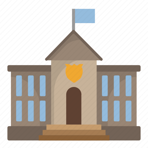 Architecture, building, city, police, police station icon - Download on Iconfinder