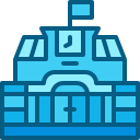 municipal, government, hall, office, building, city, architecture