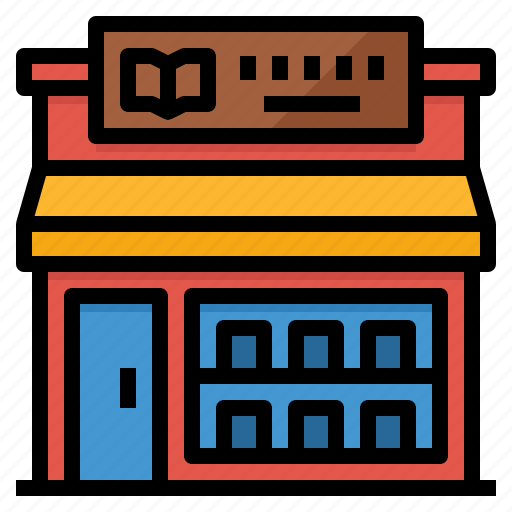 Book, building, construction, shop, store icon - Download on Iconfinder