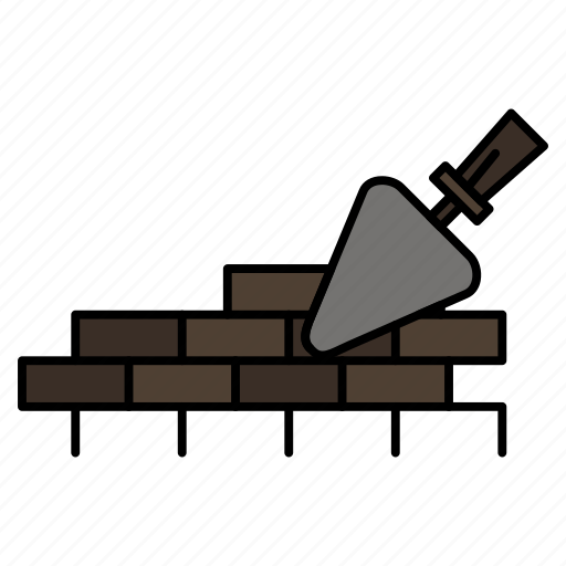 Brickwork, building, mason, trovel icon - Download on Iconfinder