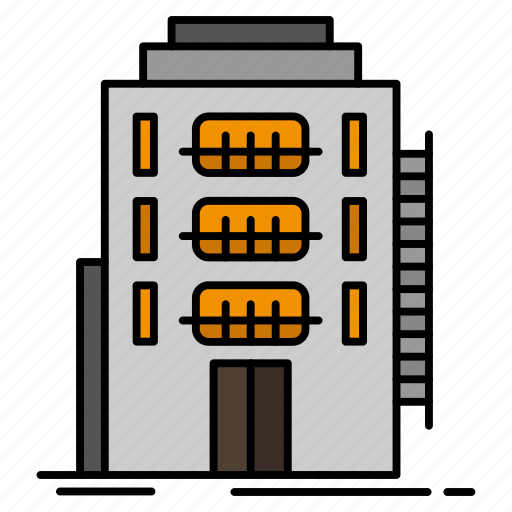 Building, city, dormitory, hostel, hotel icon - Download on Iconfinder