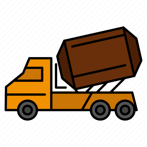 Cement, construction, roller, truck, vehicle icon - Download on Iconfinder