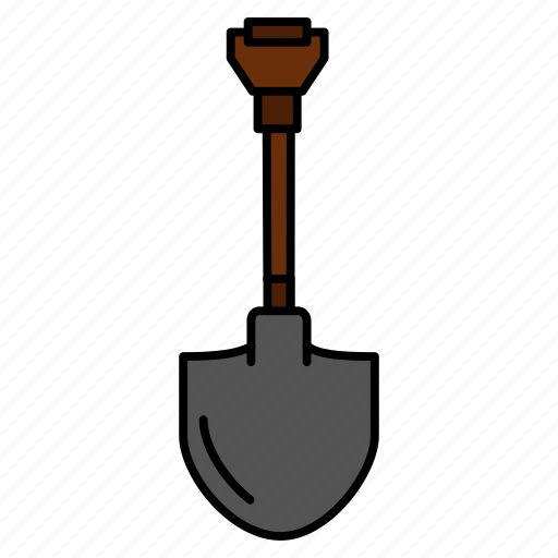 Digging, repair, shovel, showel, tool icon - Download on Iconfinder