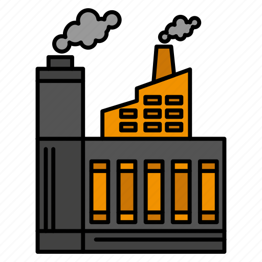 Building, construction, factory, industry, smoke icon - Download on Iconfinder