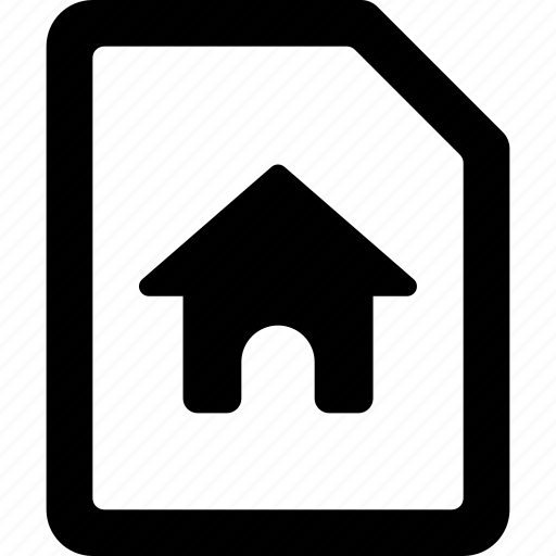 Construction, paper, home, building, document, house, architecture icon - Download on Iconfinder