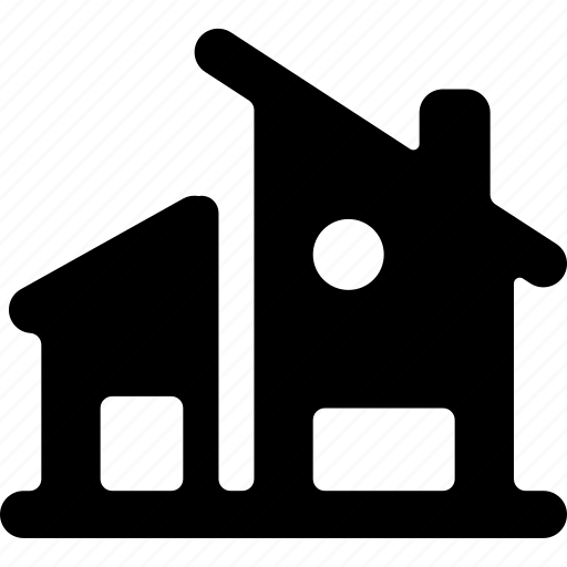 House, modern, window, home, chimney, construction, building icon - Download on Iconfinder