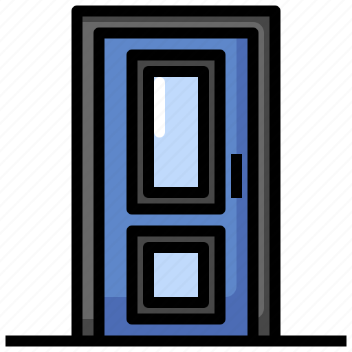 Buildings, door, exit, home, open icon - Download on Iconfinder
