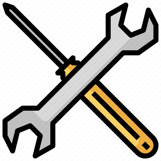 Repair, screwdriver, tools, work, wrench icon - Download on Iconfinder