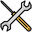 repair, screwdriver, tools, work, wrench 