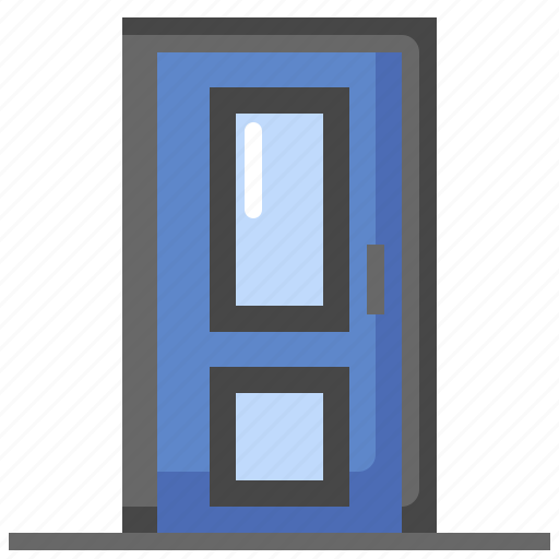 Buildings, door, exit, home, house, open icon - Download on Iconfinder