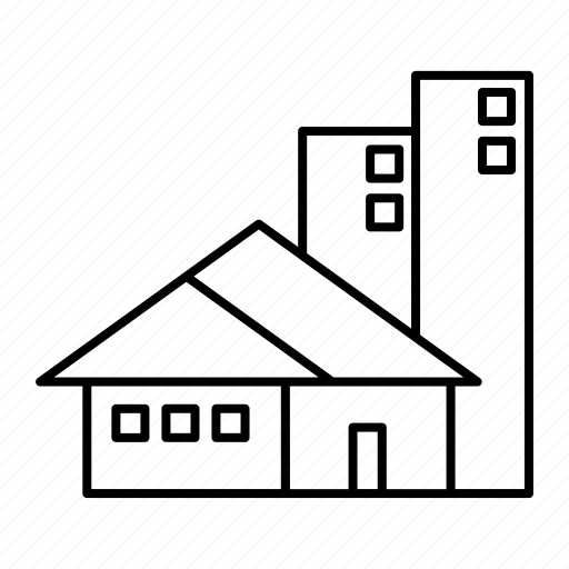 House, city, home, building, apartment, property icon - Download on Iconfinder