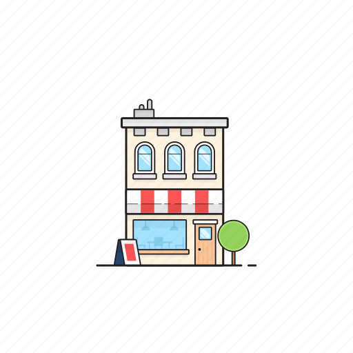 Building, office, restaurant, shope, store, supermarket icon - Download on Iconfinder