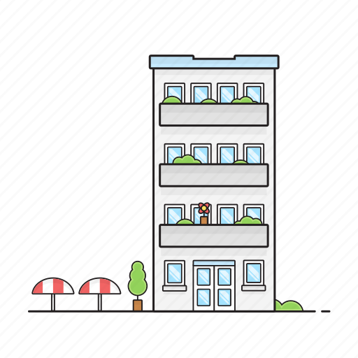Apartment, building, office, hotel icon - Download on Iconfinder