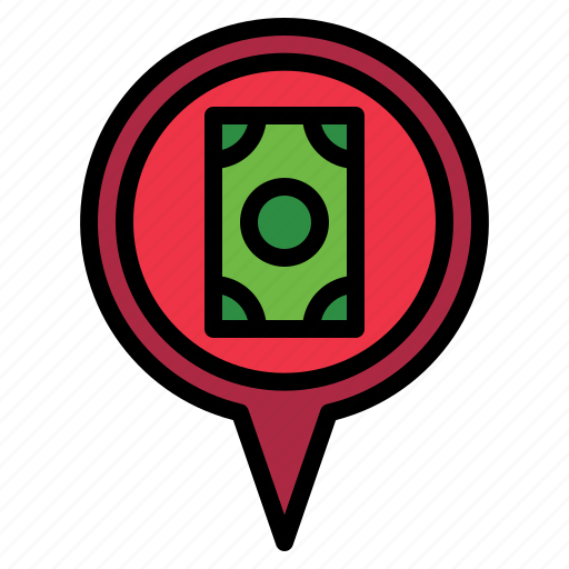 Location, pin, bank icon - Download on Iconfinder