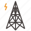 electric, power, tower 