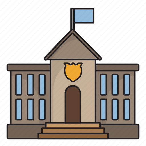 Architecture, building, city, construction, police station icon - Download on Iconfinder