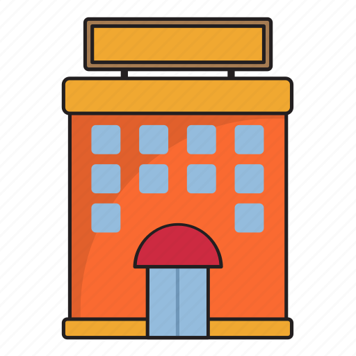 Apartment, building, construction, hotel, motel icon - Download on Iconfinder