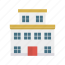 apartment, building, house, residential