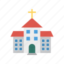 building, catholic, church, cross