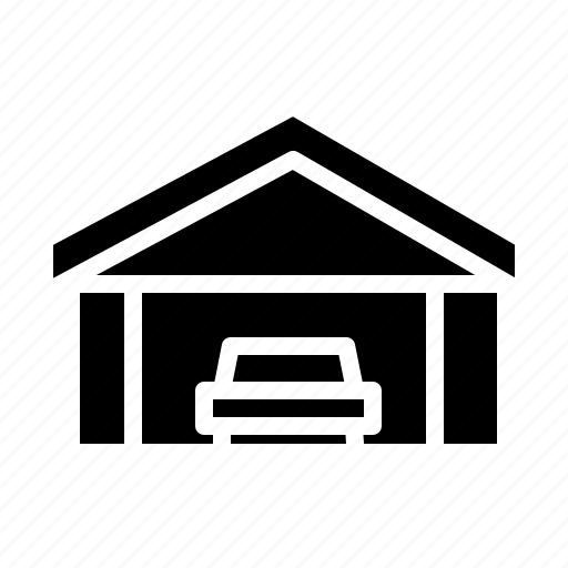 Carhouse, garage, house, parking, real estate icon - Download on Iconfinder