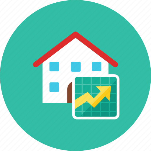 Graph, house icon - Download on Iconfinder on Iconfinder